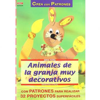 Serie Papel nº 24. ANIMALES DE LA GRANJA MUY DECORATIVOS