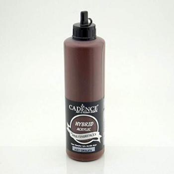 Pintura acrílica multisuperficie Hybrid CHOCOLATE 500 ml Cadence