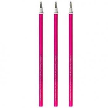 Recargas Bolígrafo Gel Rosa - Pack de 3 recambios con tinta rosa de 0.7 mm