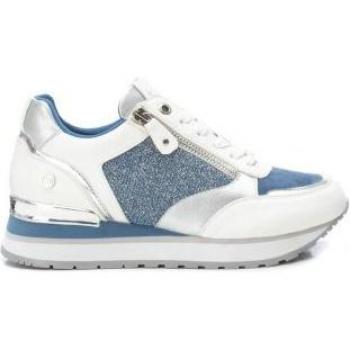 Zapatilla Xti Mujer Piel Sintética Nude con Cremallera y Cordones Ajustables