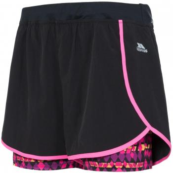 Trespass Toria – Las Mujeres de Secado rápido Pantalones Cortos, Mujer, Color Negro, tamaño Medium