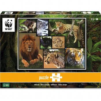 Puzzle 1000 Piezas Felinos Salvajes - Hábitat Natural