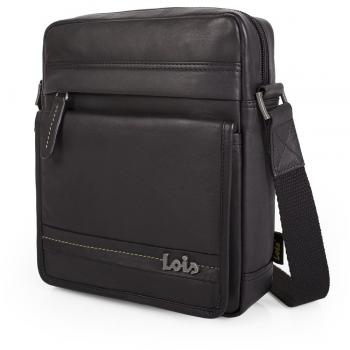 LOIS - 19722 BANDOLERA PIEL, Color Negro