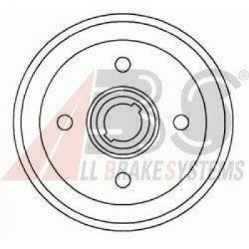 Tambor de freno A.B.S. 5125-S con alta resistencia, diseño optimizado para una mejor disipación del calor, fabricado en material de acero duradero, compatible con vehículos específicos, fácil instalación y rendimiento confiable en sistemas