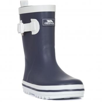TRESPASS Trumpet-Kids Welly, Botas de Agua, Azul Navy, 28 EU