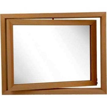 Marco de madera giratorio decorativo 18 x 22 cm - Marrón - Rectangular - Contemporáneo