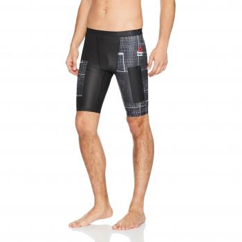 Reebok Rc Compression Short-C Pantalón Corto, Hombre, Negro, L