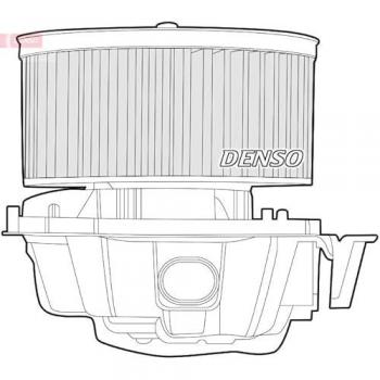 Ventilador Habitáculo DENSO DEA23014 - Compatible con vehículos de dirección a izquierda, sin resistencia