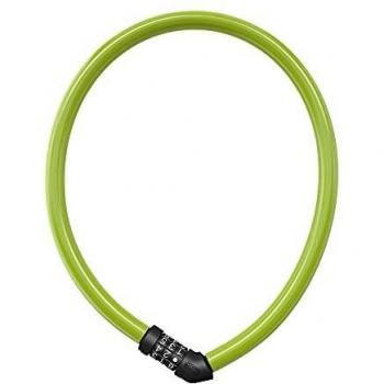 ABUS 4408C/65 Green Spiral Lock