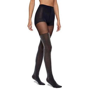 Vero Moda Calcetines con purpurina hasta la rodilla, talla