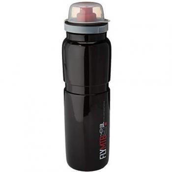 Botella de Agua Elite FLY MTB 950ml Negra/Roja - Sin BPA