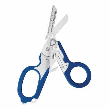 Leatherman Raptor Rescue Azul Tijeras médicas plegables de acero 420HC con funda de plástico MOLLE