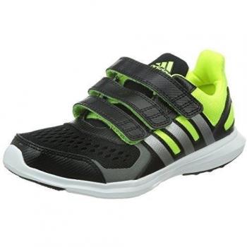 adidas Hyperfast 2.0 CF K - Zapatillas para niño, color negro / plata / lima, talla 34