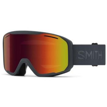 Smith Blazer Ski Goggles with Red Sol-X Mirror Lens, Slate Color, Antifog Feature