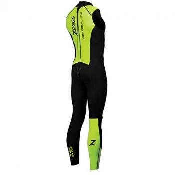 Zoggs Traje de Neopreno OW Explorer LJ 3/2/2 mm - Traje de compresión sin mangas, diseño específico para aguas abiertas, grosor de neopreno de 3 mm en el torso y 2 mm