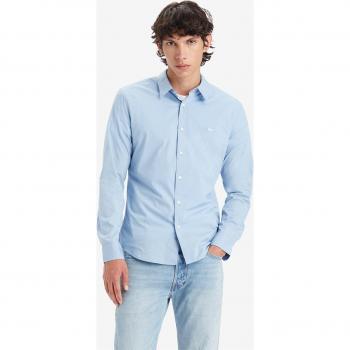 Camisa Levis Battery Housemark Azul Manga Larga Hombre