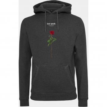 Mister Tee Charcoal Lost Youth Rose Hoodie for Men