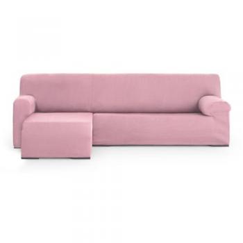 Funda Chaise Longue Brazo Corto Izquierda Elástica Ulises Rosa Claro 110 x 110 x 310 cm