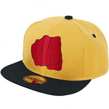 Gorra Snapback One Punch Man - Logo Saitama Amarillo