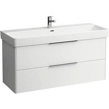 Mueble Bajo Lavabo Laufen Base 116 x 44 cm, 2 Cajones, Color Blanco Mate