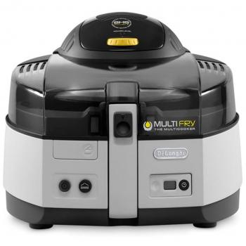 De'Longhi FH1163 Freidora con termostato Ajustable, Acero Inoxidable, plástico, Gris/Negro
