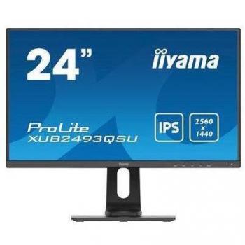 Iiyama ProLite XUB2493QSU-B5 24 LED IPS Monitor WQHD 2560 x 1440 Flicker-Free 60Hz Black