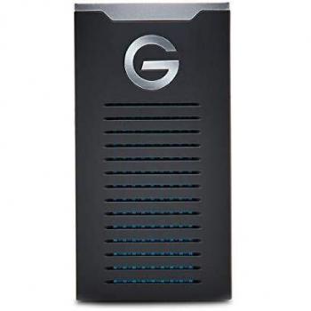 G-Technology 1TB G-DRIVE Mobile SSD up to 560 MB/s, Portable Storage, Drop, Shock and Water Resistant, Black