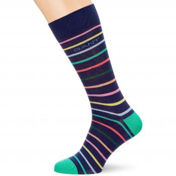 Gant O1. Multistripe Socks, Calcetines para Hombre, Azul