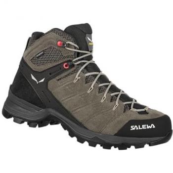 Salewa Botas de Senderismo Alp Mate Mid WP para Mujer, Color Marrón y Negro, Talla 42