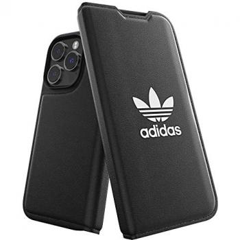 Adidas Funda Para Móvil Booklet Basic para iPhone 14 Pro 6.1 en color Negro y Blanco, modelo 50182