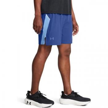 Short de hombre 7' Launch Elite Under Armour - Pantalones cortos de running, tejido ligero y transpirable, tecnología Moisture Transport System que aleja el sudor del cuerpo, cintura elástica con cordón ajustable, diseño sin