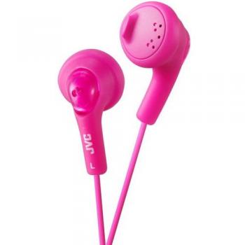 JVC HA-F160-P-E Gumy - Auriculares de botón, color rosa