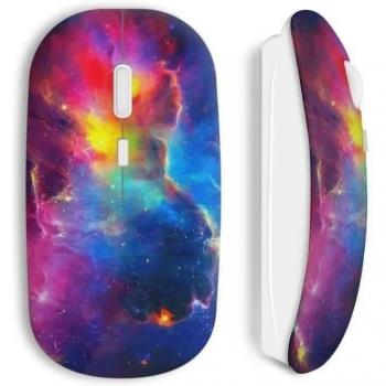 Ratón Inalámbrico Galaxy Fondo Multicolor