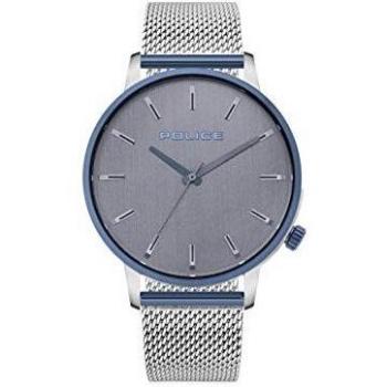 Police Mens Wristwatch Grey 42 mm Stainless Steel Bracelet Marmol Pl.15923Jstbl