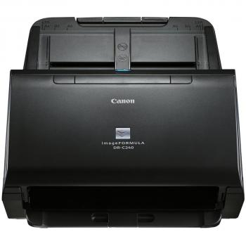 Canon imageFORMULA DR-C240 A4 Black Sheet-fed Document Scanner with 600 x 600 DPI, Model: 0651C003 for Workgroup Use