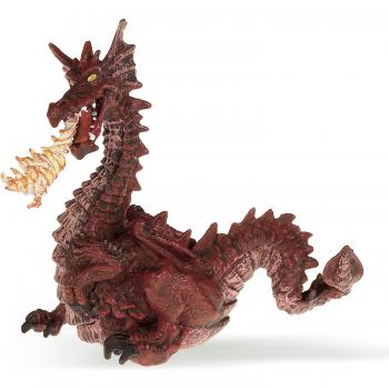 Papo Enchanted World Red Dragon with Flame Toy Figure (39016)