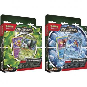 Baraja de Combate Deluxe Quaquaval EX / Meowscarada EX (Español)