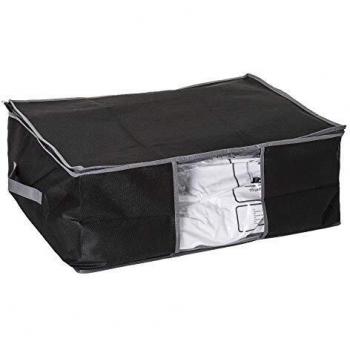 Caja de almacenamiento con bolsa de vacío 60 x 40 x 25 cm - polipropileno y ratán