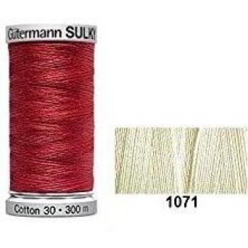 Hilo de bordar de algodón Sulky Gutermann No 30 300m Color 1071