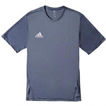 adidas COREF TRG JSY - Camiseta para hombre, color gris / blanco, talla XS