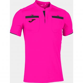 Camiseta manga corta hombre referee rosa flúor Joma
