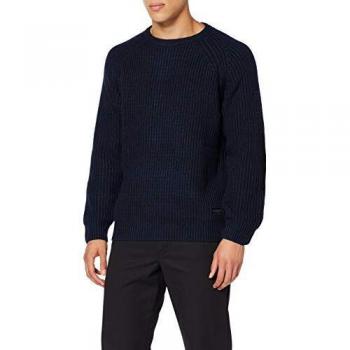 Lee Chunky Crew Neck, Sudadera, Hombre, Azul