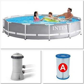 Conjunto de piscina Prism Frame Premium 366x76 cm Intex