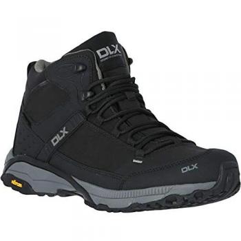 Trespass Mens Renton Waterproof Walking Boots - Black - Size UK 10