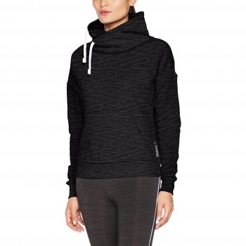 Reebok El Marble Bb Cowl Camiseta, Mujer, Negro
