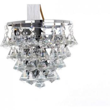 Aplique de diseño Parma Chrome 1 Luz 23cm con acabado en cromo