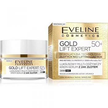Eveline Gold Lift Expert 50+ Luxurious Nourishing Cream Serum Mature Skin 50ml