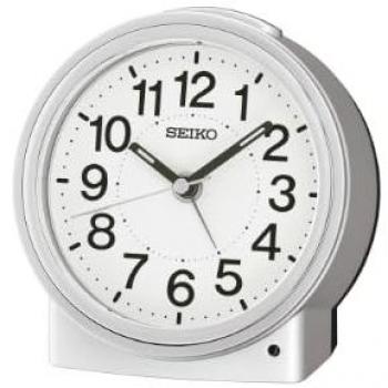 Reloj-Despertador Seiko QHE199S Plateado, tipo: Reloj Despertador, características: diseño plateado, alarma, pantalla analógica, mecanismo de cuarzo, función snooze
