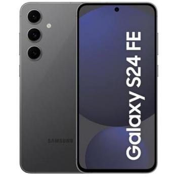 Samsung Galaxy S24 FE Smartphone 5G, 256GB de almacenamiento, 8GB de RAM, batería de 4.700mAh, color Grafito, Android 14, versión importada EU