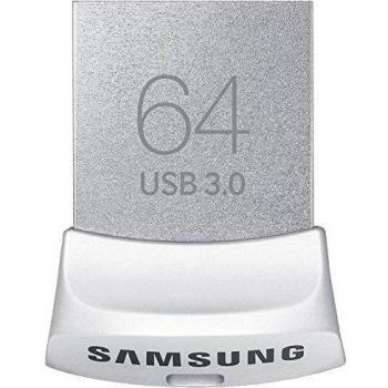 Samsung MUF-64BB - Memoria USB de 64 GB, color blanco y metálico